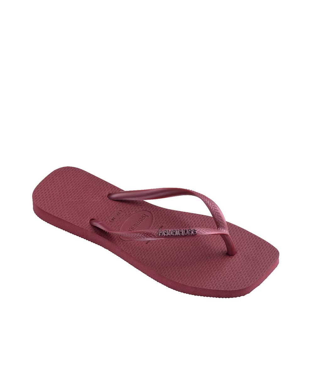 Havaianas Women's Slim Square Metalic Logo Thongs – view 6