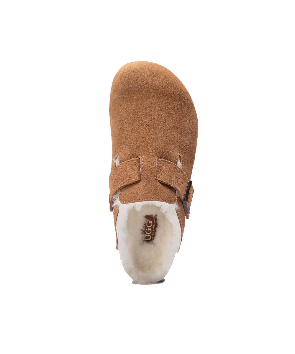 Men's UGG Wool Marly Slippers – Tan – view 3