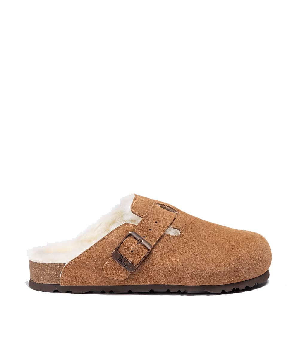 Men's UGG Wool Marly Slippers – Tan
