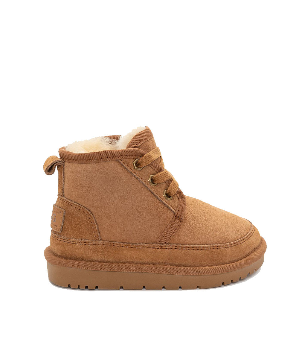 Kid's Kingston UGG Lace Boot – Chestnut
