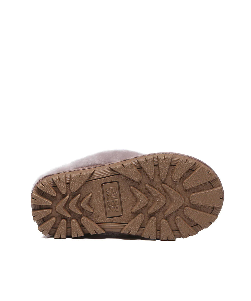 Kid’s Banded Scuff UGG Slippers
